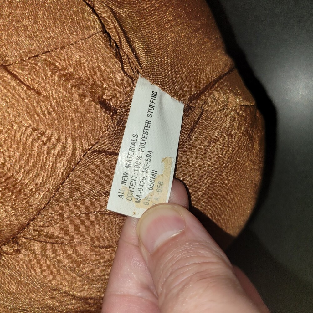 Department 56 Vintage Nylon Reindeer Moose Parachute Plush Puff Stuffed 10" Toy - Picture 6 of 7